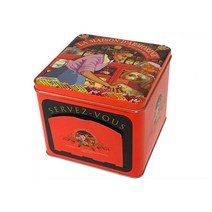 LA MAISON D ARMORINE MAM BIO 라 메종 드 아모린 스몰 텐더 솔티드 버터 카라멜 메탈 틴 박스 500g, 1세트