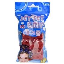 모리스 제트세트 이지그립 독일제 헤어롤 MADE IN GERMANY (Medium), 레드