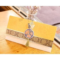 [솜씨] 노랑 금빛 자수 축하봉투