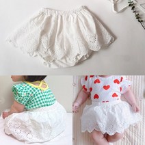 CM레이스 아기치마 블루머 펀칭 여자아기옷