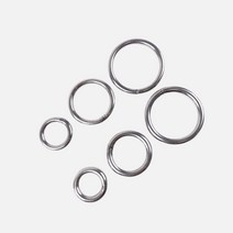 DIY 열쇠고리링 연결링 원형 스텐라운드링 오링 원형고리 악세사리 부자재, 6X30