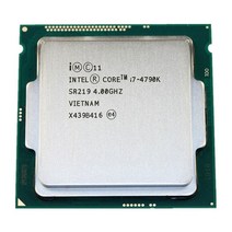인텔 코어 i7-4790k i7 4790k 4.0GHz 쿼드 코어 8스레드 CPU 프로세서 88w 8m lga 1150, 없음