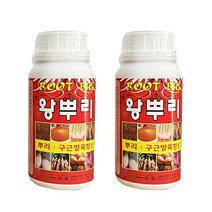 왕뿌리500ml - 뿌리발근제 모두싹 뿌리자임 뿌리 영양제, 2병