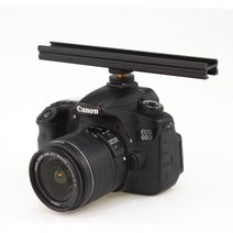 카메라 DSLR 방송 조명 핫슈 슬라이드 바 레일 콜드슈 연장 켓 마이크 액션캠, 단품
