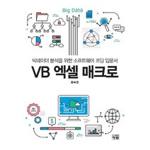 VB 엑셀 매크로:빅데이터 분석을 위한 소프트웨어 코딩 입문서, 청람