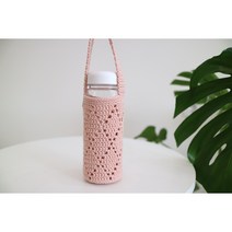[코바늘DIY］보틀 커버 텀블러 가방 DIY 패키지 (부분동영상포함), 710 인디연보라