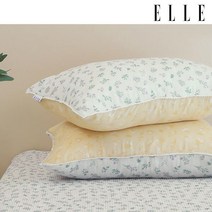 엘르파리 달팡 모달 누비베개커버, 핑크