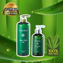 [인더마특별할인] 알로에 베라젤 1000ml +인더마알로에250ml피부진정 끈적임없는알로에, 1개, 1000ml+250ml