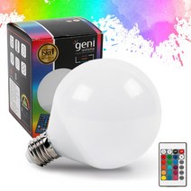 LED 볼 전구 G95 지니 12W RGB 색변환 리모컨, 리모컨 단품