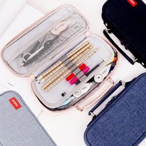 천 수납 큰 업체 고등학생필통 대학생필통 필통 원지퍼 제품, dvc 네이비, dvc 본상품선택