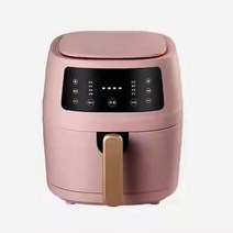 led스팀에어프라이어 대용량 20리터 1350W 6L 전기 디지털 디스플레이 터치 스크린 오일 프리 에어 프라이, 06 pink 110V_03 UK