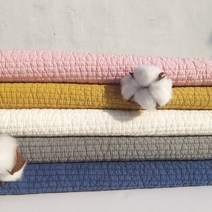 줄누빔 원단 60수 7mm 피그먼트 워싱 원단 5색 (명품 고급 누빔천), 화이트