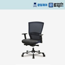 GG 장수메쉬 럭셔리 원 중 검정 사무용 공시생 의자