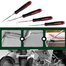 베어링 휠 풀러4개/대 자동차 수리 도구 세트 훅크 O 링 오일 씰 스크루 드라이버 가스켓 풀러 손 기, 한개옵션0