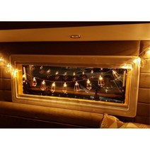 캠핑카 카라반 LED 무드 장식등1.5 M 연말파티장식 인테리어 연말파티