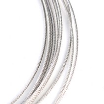 와이어로프 볼트너트1미터 316 스테인레스 스틸 와이어 로프 7x7 해양 학년 0.8mm 1mm 3mm 케이블, 05 2mm