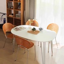 프리츠한센 철제 라운드 식탁 다이닝 홈카페 모던 감성 미드센추리 테이블 책상, 09.150x80x75 대리석
