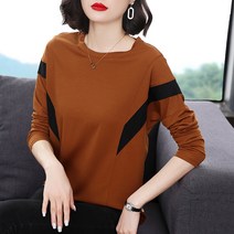 중년 여성 봄 티셔츠 긴팔 40~50대 엄마옷 레깅스 가을겉옷차림
