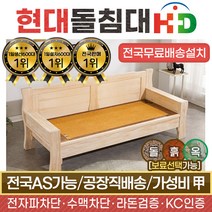 HD [현대의료기] 네츄럴원목SF 카우치 현대흙 흙쇼파, 브라운