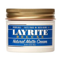 레이라이트 Layrite 내추럴 매트 헤어 크림 베이직 화이트 마일드 소다 120g, Mild Cream Soda_4.25 Ounce (Pa