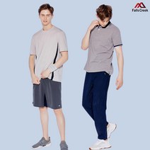 홈쇼핑 의류 폴스크릭 남성 스포티 썸머 티셔츠+팬츠 2종 택1