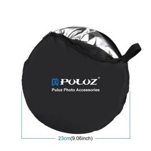 PULUZ 5 in 1 멀티 접을 수있는 사진 스튜디오 배경 반사판 보드 패널 휴대용 접이식 라이트 라운드 사진 반사판, 하나