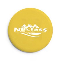 NBclass 캠핑놀이 선수용 플라잉디스크 원반던지기 뉴스포츠 운동, 옐로우Yellow
