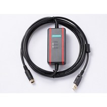 USB-SC09-FX 미쓰비시호환 MELSEC FX 시리즈용 PLC 프로그래밍 케이블 USB-RS422 어댑터, [04] FTDI ISO