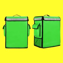 인피니티 배달용 사각 보냉 가방, 그린