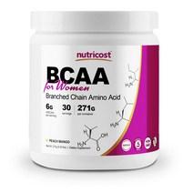 뉴트리코스트 BCAA 포 우먼 피치 망고, 271g, 1개