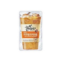 롯데칠성음료 칸타타 아이스 카라멜마키아토 파우치 230ml, 6개