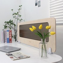 고야 에센 브라운 자작나무 책상 파티션 독서실 칸막이 데스크 가림막 (1200), 브라운(브라켓)