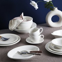 시라쿠스 뉴욕 크림화이트 그릇시리즈, 15.뉴욕 10인치 타원볼 26cm