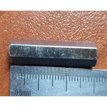 지지대너트 육각 M3 OD5mm L30 황동 니켈도금 44개