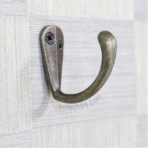 ZJM514041코스트반팔티옷걸이옷걸이 앤틱 걸고리 탈의실 엔틱 행거 가방 심플1구 허들 스타일러, 1