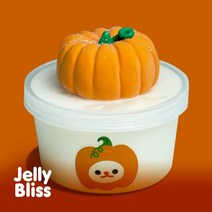 [ 젤리블리스 ] 호박크림 아마존 앨머스믹스 착풀 버터 퐁말 점섞슬 액체괴물 액괴 장난감 슬라임, 200ml + 점토