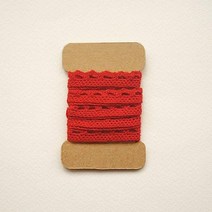 도토리디자인 레드 race ribbon 90cm 여성 벙거지