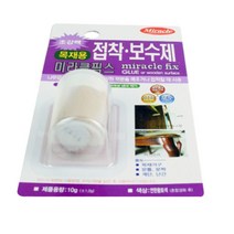 미라클픽스 점토접착제 고형 메꿈제 나무 목재용 10g*691sp, 본상품선택, 1개