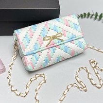 도두리 DIY 손뜨개 코바늘 뜨개질 망뜨개 망스티치 가방 만들기 키트 패키지 뜨기-캐럿, 캐럿 솜사탕, 1개