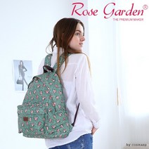 국산 로즈가든 메모리 백팩 여행 소풍 여성 가방 배낭