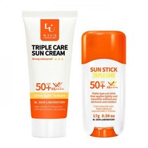 [W.피부연구소] 트리플 케어 선크림 60g + 선스틱 17g