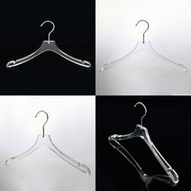 클리어 아크릴 옷걸이 투명 일반옷걸이 프리미엄옷걸이, 1개