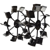 로타리 파종 쟁기 트랙터용 베토기 베토 제초 관리기, 32축 600 아이언 휠과 쟁기