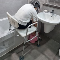 오늘도맑음 노인목욕의자 환자용 샤워의자, 1개