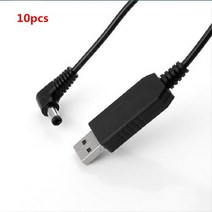 와이파이 증폭기 공유기 인터넷 COVYIV USB DC 5V 12V 9V 전원 케이블 라우터 WIFI 어댑터 와이어 usb 부스트 모듈 변환기 보조베터리 5.5x2.1mm, [02] 9V elbow