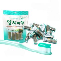 강아지덴탈껌 양치하게 덴탈케어 치석제거 입냄새제거 개껌, 양치하개 14P (210g), 1팩