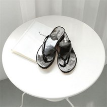 베이직 플랫 쪼리 슬리퍼 (1.5cm) 아딘