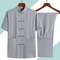 중장년 남성 개량 한복 남자 생활 계량 삼베옷 린넨 모시옷 선비 아버지