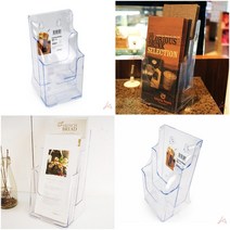 계단형 전단지꽂이 팜플렛 거치대 A6 2단