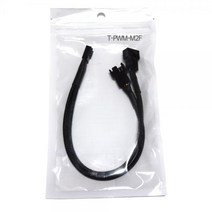 [티테크놀로지] [T-PWM-M2F] 쿨러 PWM 2분배 Y형 4P 케이블 26cm, 단일옵션